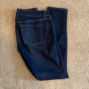 LOFT dark wash modern skinny jean